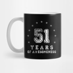 Vintage 51 years of awesomeness Mug